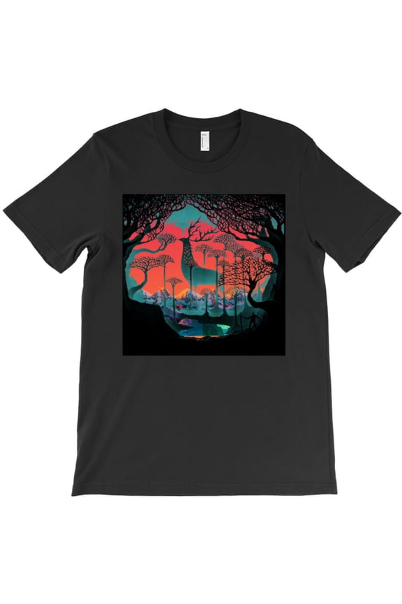 Aesthetic Forest Spirit Woodland Creature Mythical Fantasy Graphic T-Shirt G0360, Up to 5XL