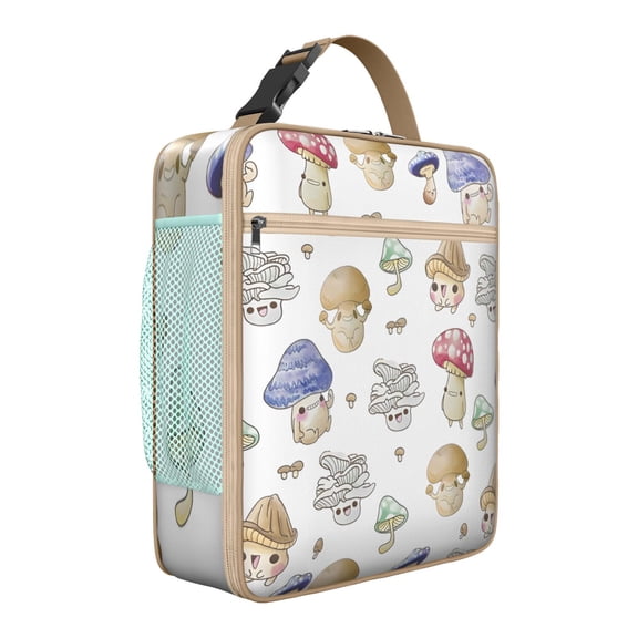 Aesthetic Fungi Gothic Psychedelic Insulated Lunch Bag Mushroom Boho Mushroom Vintage Mushroom Magical Forest Mushrooms Botanical Mushroom Woodland Mushroom Whimsical Mushroom Fairy Tale Mushroom Cot