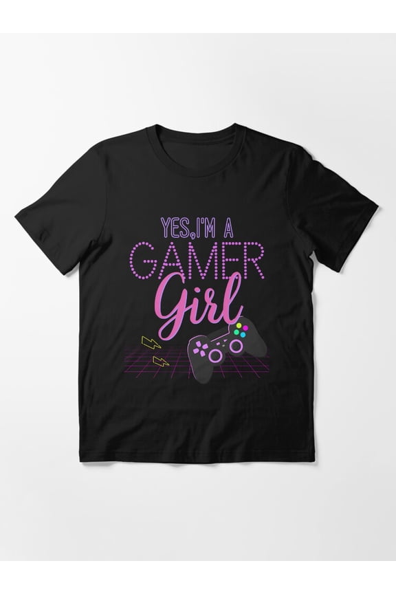Aesthetic Gaming Female Video Game Fan Console Player Gift Idea Unisex T-Shirt up to Size 5XL