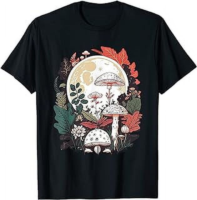 Aesthetic Goblincore and dark Cottagecore Mushroom T-Shirt - Walmart.com