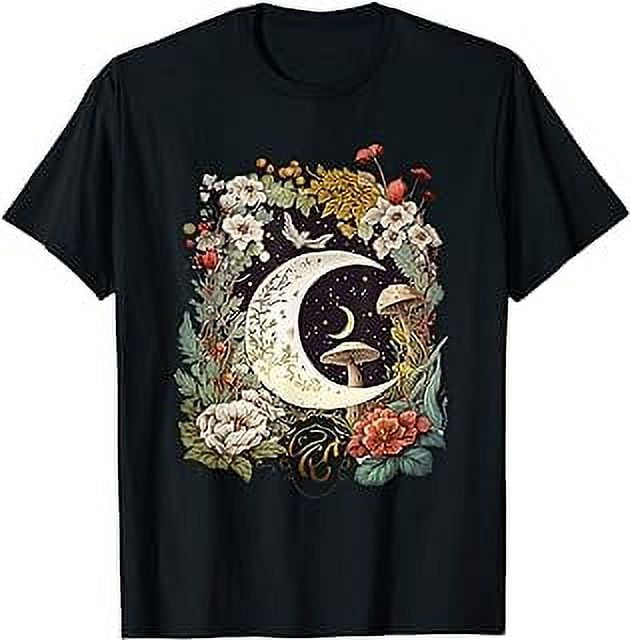 Aesthetic Goblincore and dark Cottagecore Mushroom T-Shirt - Walmart.com