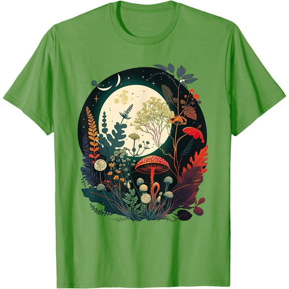 Aesthetic Goblincore and dark Cottagecore Mushroom Unisex T-Shirt for Men Women Kids Toddler