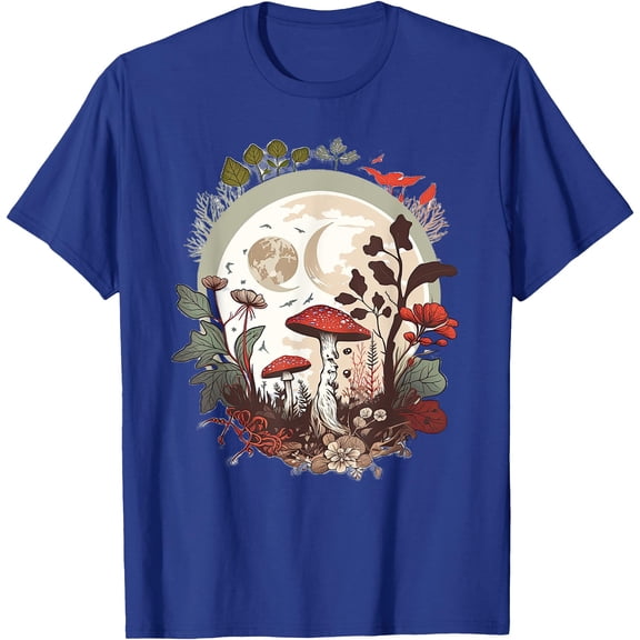 Aesthetic Goblincore and dark Cottagecore Mushroom Unisex T-Shirt for Men Women Kids Toddler