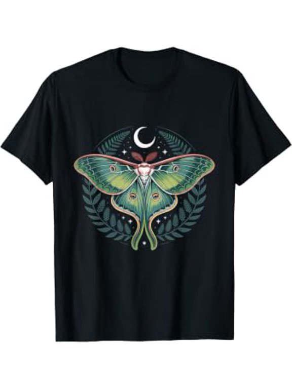 Aesthetic Goth Insect Lover Fairycore Cottagecore Luna Moth T-Shirt