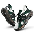 thumbnail image 1 of Aesthetic Grey Green And White Sunburst Walking Shoes for Men Woman Lightweight Tennis Fashion Elastic Sports Shoes Cushion Basketball Shoes, 1 of 7