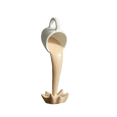 thumbnail image 1 of Aesthetic Home Decor, Pouring Coffee Sculpture, 12 In, 1 Pc, Resin, Black Kitchen Decor, Coffee Bar Decor, Kitchen Countertop, Kitchen Decor and Accessories, Beige White, 1 of 8