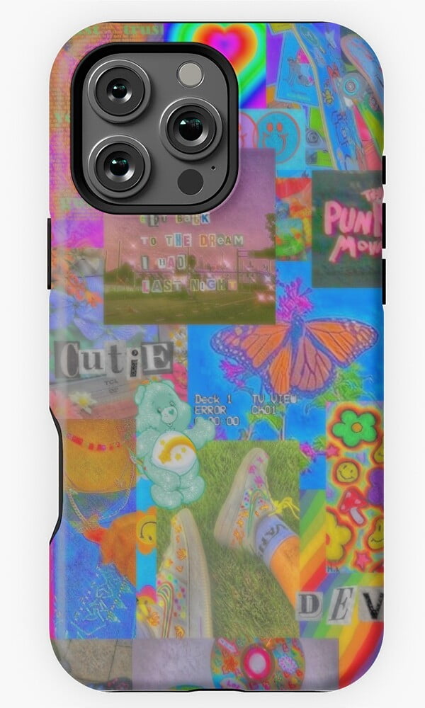 Aesthetic Indie Kidcore Abstract Style Art iPhone 11–16 Pro Max ...