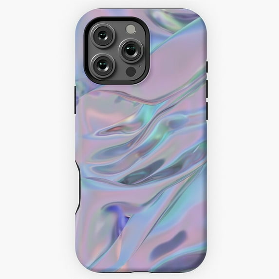Aesthetic Iridescent Texture Phone Case for iPhone 16 15 14 13 12 11 Pro Max M890561