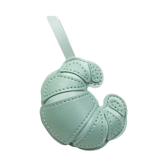 Aesthetic Keychain Charms,Leather Croissants Bag Charm Pendant Croissants Keychains Hanging Ornament for Womens