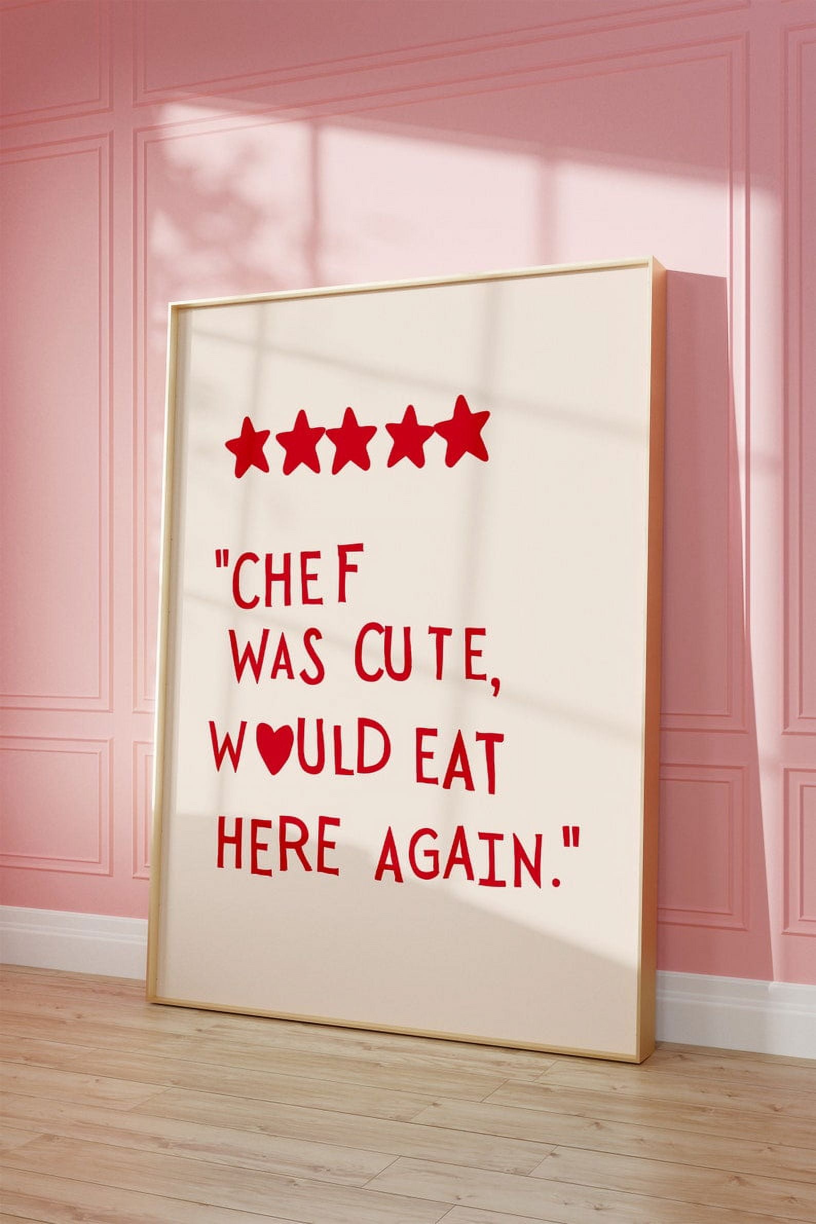 Aesthetic Kitchen Decor Cute Cooking Art Kitchen Wall Art Print