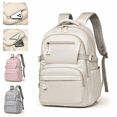thumbnail image 1 of Aesthetic Large Laptop Backpack Y2K Vintage College Daypack for Travel Work Lightweight Waterproof Commute Bag (Light Pink), 1 of 5