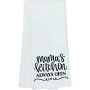 Aesthetic Mama's Kitchen Always Open Lovely Home Gift Idea For Friends, Family, and Coworkers - DishTowel, 16x25