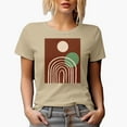 thumbnail image 1 of Aesthetic Minimalism Boho Art Merch Gift, Tan T-Shirt, Medium, 1 of 5