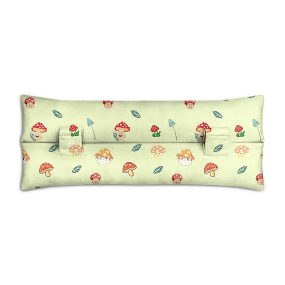 Aesthetic Mushroom Seatbelt Pillow - Post-Surgery Comfort for Mastectomy Breast Cancer Heart Surgery - Soft Car Seat Belt Cushion (Woodland Mushroom)