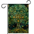 thumbnail image 1 of Aesthetic Nature Floral Plant Green Tree of Life Welcome Garden Flags, 12 x 18 Inch Double Sided Outdoor Yard Flags Waterproof For Home Outside Patio Lawn Porch, 1 of 6