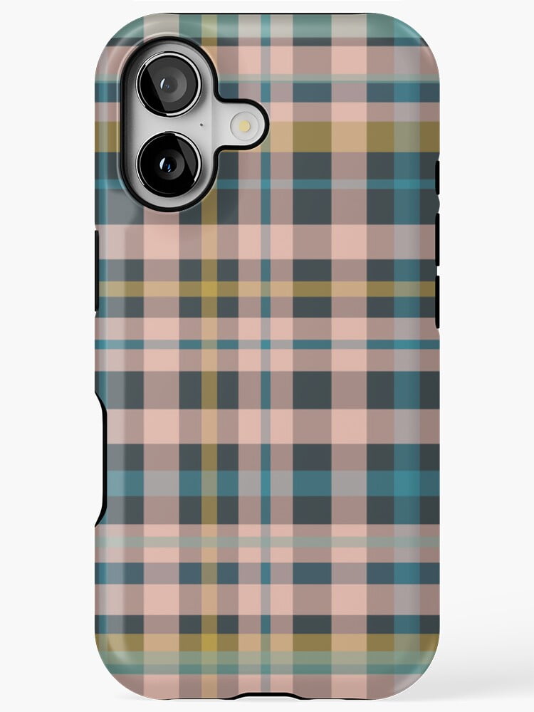 Aesthetic New Plaid Blue Blush Ochre Pattern iPhone Case 11 12 13 14 15 Aesthetic New Plaid Blue Blush Ochre Pattern iPhone Case 11 12 13 14 15