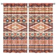 thumbnail image 1 of Aesthetic Nordic 2-Pack Café Curtains - Minimalist Geometric Print 42x84 Inch Semi-Sheer long Curtains, 1 of 2