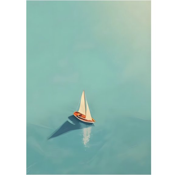 Aesthetic Nordic Summer Poster Wall Art Beach Ocean Swimming Pool Party Print Home Decoration, UNFRAMED 16x24