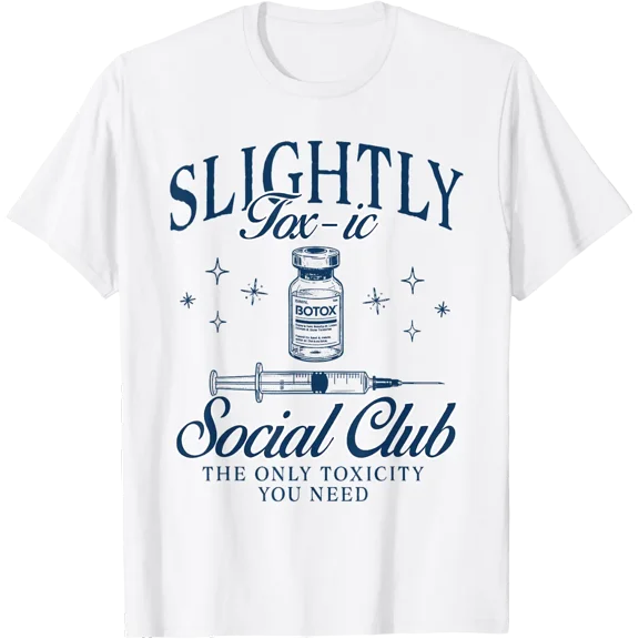 Aesthetic Nurse Injector Tox Social Club T-Shirt