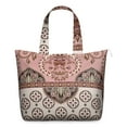 thumbnail image 1 of Aesthetic Paisley Pattern Duffel Bohemian Chic Weekender Bag with Artistic Floral Design, Vintage Mala Inspired, 1 of 5