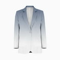 thumbnail image 1 of Aesthetic Pastel Blue and White Gradient Men's Suit Blazer Casual Party Wear Slim Fit Suit Jacket Fashionable Luxury British Style Men Suit Coat, 1 of 5