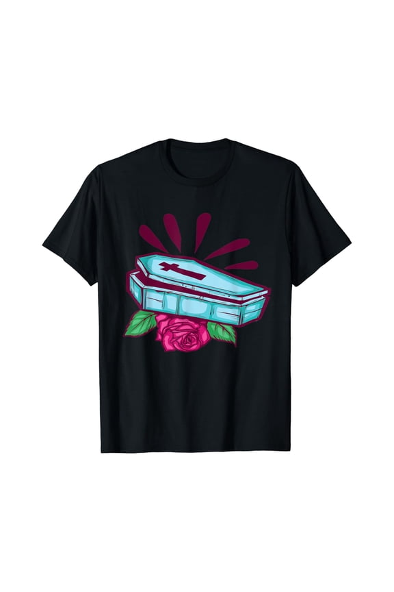 Aesthetic Pastel Goth Witchy Coffin Goth T Shirt