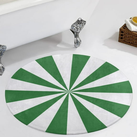 Aesthetic Patina Green And White Sunburst Round Carpet Circle Rug Outdoor Patio Area Rug Washable Large Area Rugs Hallway Room Decor Fitness Mats