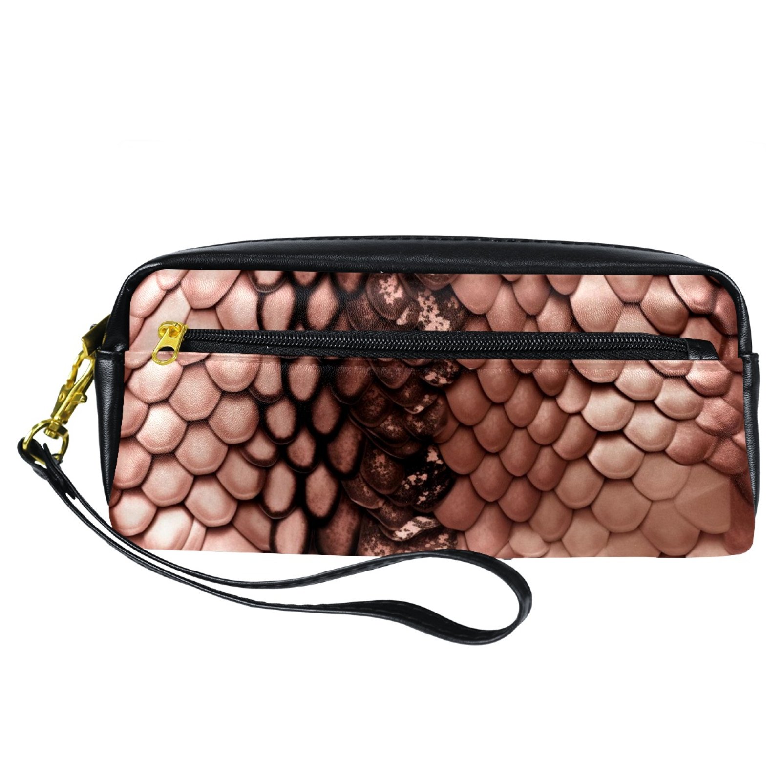 Aesthetic Pencil Case,Pencil Bag,Animal Texture Snake Print Pencil Box