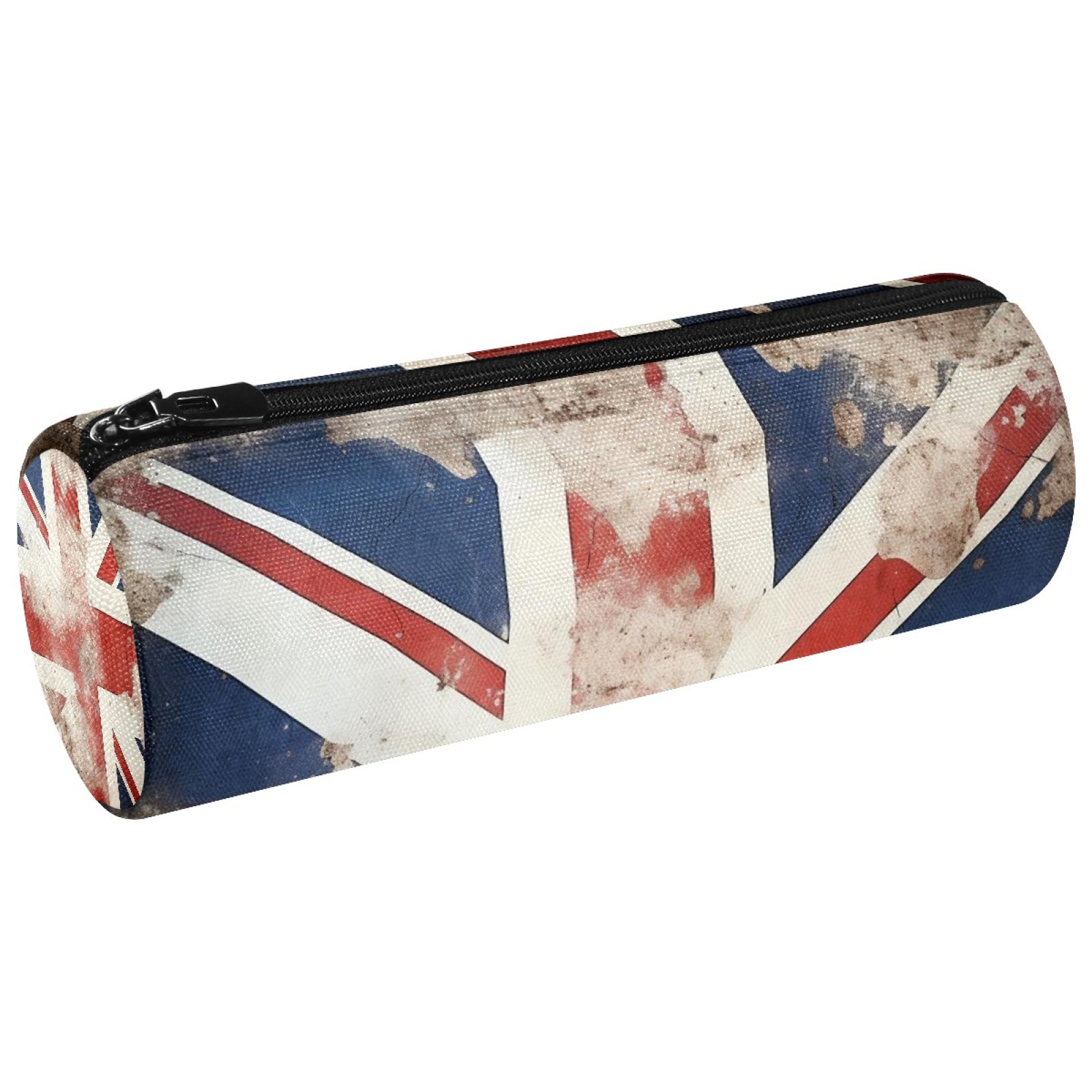Aesthetic Pencil Case,Pencil Bag,British Flag Retro Graffiti Pencil Box