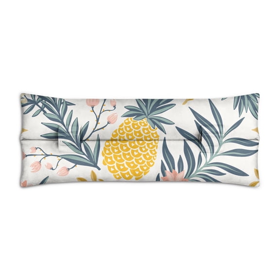 Aesthetic Pineapple Pattern Pillow - Decorative Design for Chemotherapy Treatment
