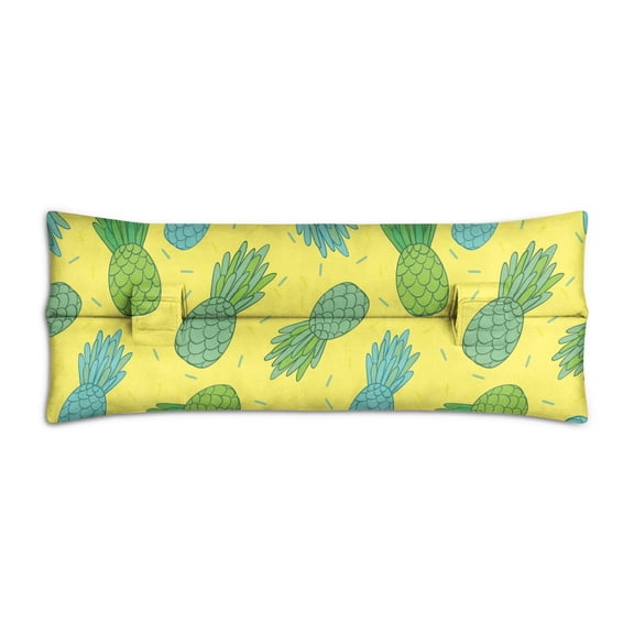 Aesthetic Pineapple Pattern Pillow - Decorative Design for Tummy Tuck Recovery