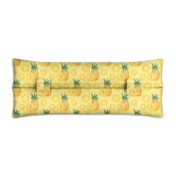 Aesthetic Pineapple Pattern Pillow - Decorative Design for Tummy Tuck Recovery