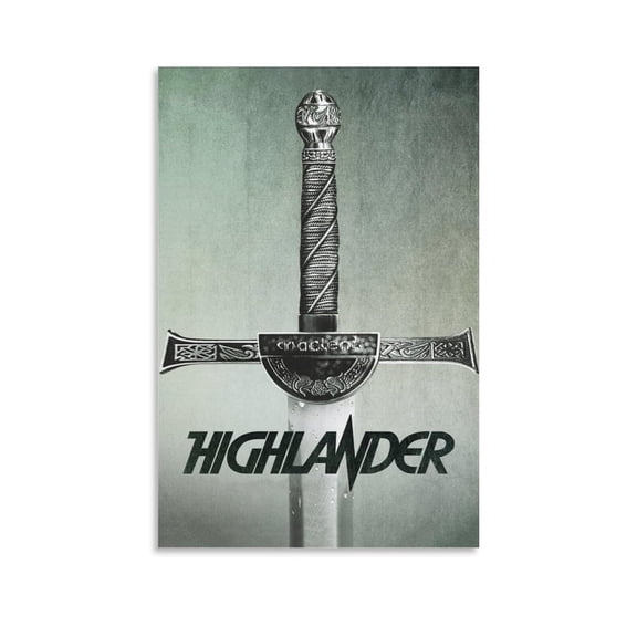Aesthetic Posters Highlander Movie Poster Canvas Art Poster And Wall Art Picture Print Modern Family Bedroom Decor Posters