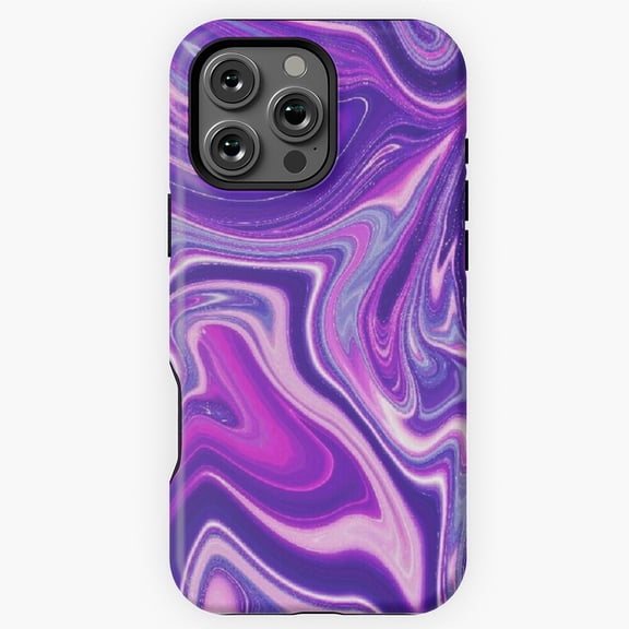 Aesthetic Purple Bath Bomb Phone Case for iPhone 16 15 14 13 12 11 Pro Max M890722