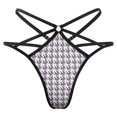 thumbnail image 1 of Aesthetic Red Lilac And White Ripple Open Type Women's Panties Crotch Opening G-strings Thongs Lingeries Underwear, 1 of 7