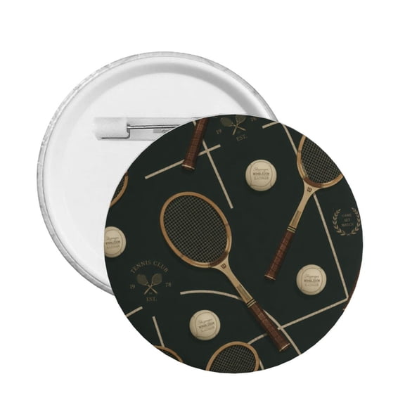 Aesthetic Retro Sports Lifestyle Decor Round Button Pin Badge 5PCS Pinback Buttons Lapel Pin for Jacket, Backpack, Hat, Party Favor, Gift