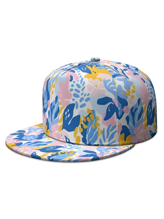 Aesthetic Room Decor Flat Brim Cap - Unisex Adjustable Baseball Hat