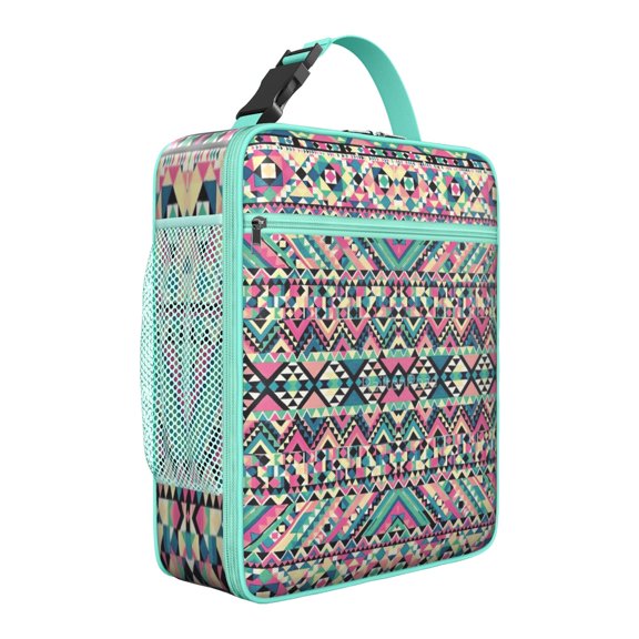 Aesthetic Room Decor Inspired Lunch Bag, Boho Chic Thermal Meal Tote for Students, Moms, Commuters, Outdoor Enthusiasts
