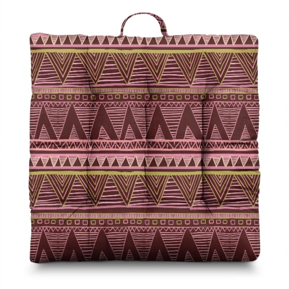 Aesthetic Room Decor Meditation Cushion Large 22 Inch Boho Chic Pillow, Minimalist Design, Lightweight for Balcony Relaxation