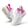 thumbnail image 1 of Aesthetic Rose Red And White Gradient Walking Shoes for Men Woman Lightweight Tennis Fashion Elastic Sports Shoes Cushion Basketball Shoes, 1 of 7
