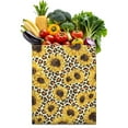 thumbnail image 1 of Aesthetic Sunflower and Butterfly Design Tote - Foldable & Spacious Reusable Grocery Bag, 1 of 6