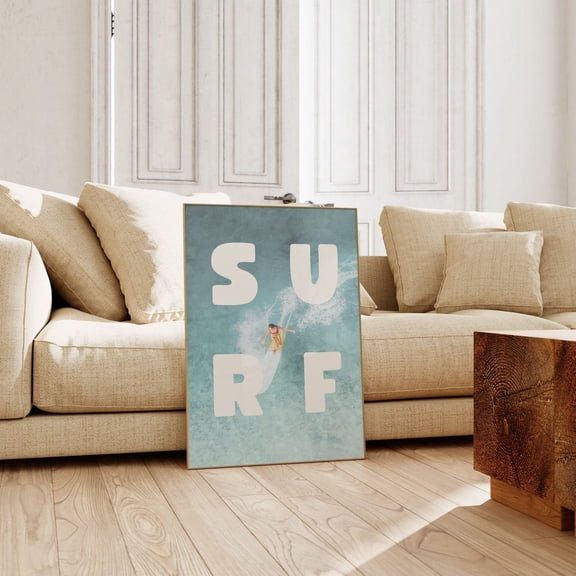 Aesthetic Surfing Wall Print-Vintage Surfing Poster-Retro Surf Poster-Trendy Surfing Print-Surfboard Posters-Surfboard Print-Ocean Wall Art Wall Art, Modern Wall Decor, 8x12 UNFRAMED