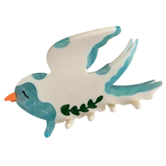 Aesthetic Swallow Hair Claw Clip Strong Spring Clip Acetate Ponytail Holder Women Girl Casual Hair Shaping Accessories