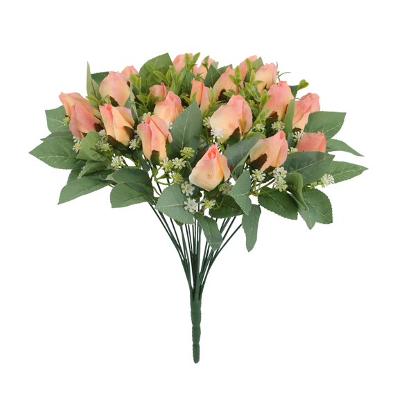 Aesthetic Tasteless Table Decorations Flowers Tulips Artificial Flowers Table Centerpieces Decor Flowers Flower Bouquets A Bouquet of Tulips Simulating Roses Pink 11.8x15.74 Inch (1Pcs)