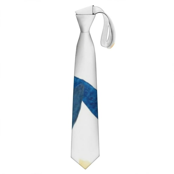 Aesthetic Tie & Floral Tie Set: Watercolor Artistic Tie, Ideal for Everyday Wear
