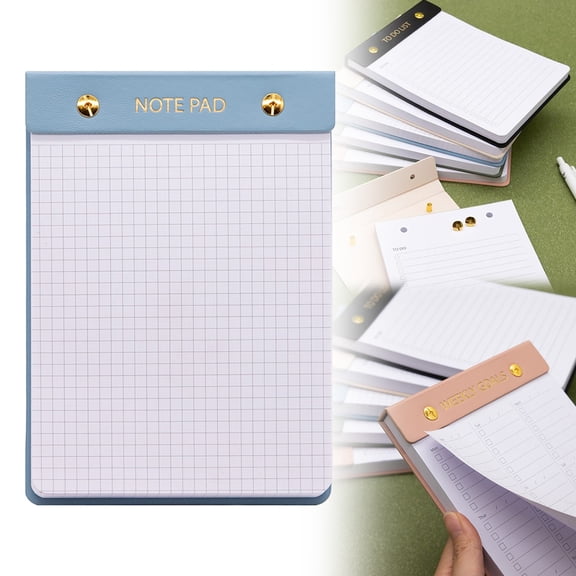 Aesthetic To Do List Notepad with Checklist, Cute Desk Notepad for Daily Reminder and Office Supplies, Modern Design Note Pads, Premium Paper