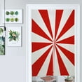 thumbnail image 1 of Aesthetic Traffic Red And White Sunburst Door Curtain Nordic Living Room DoorCurtain Porch Partition Curtain Kitchen Rative Half Curtain, 1 of 4