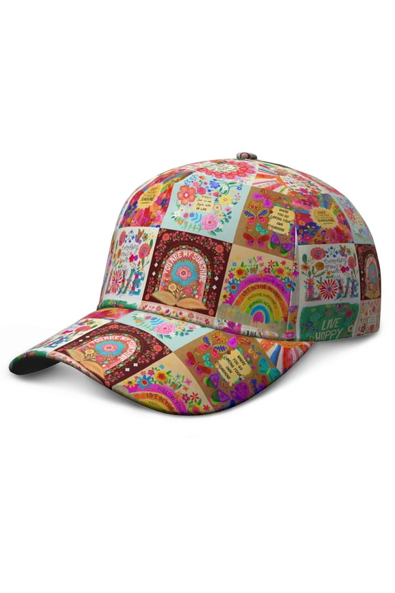 Aesthetic Tribal Baseball Cap - Adjustable Vintage Snapback
