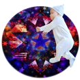 Aesthetic USA FivePointed Star Seamless Anti Slip Area Rugs For