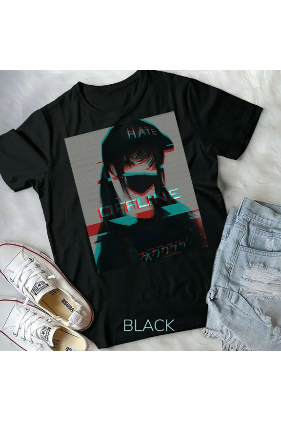 Aesthetic Vaporwave Japanese Futurism Tee Retro Unisex Form T-Shirt